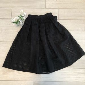 Full box pleat skirt